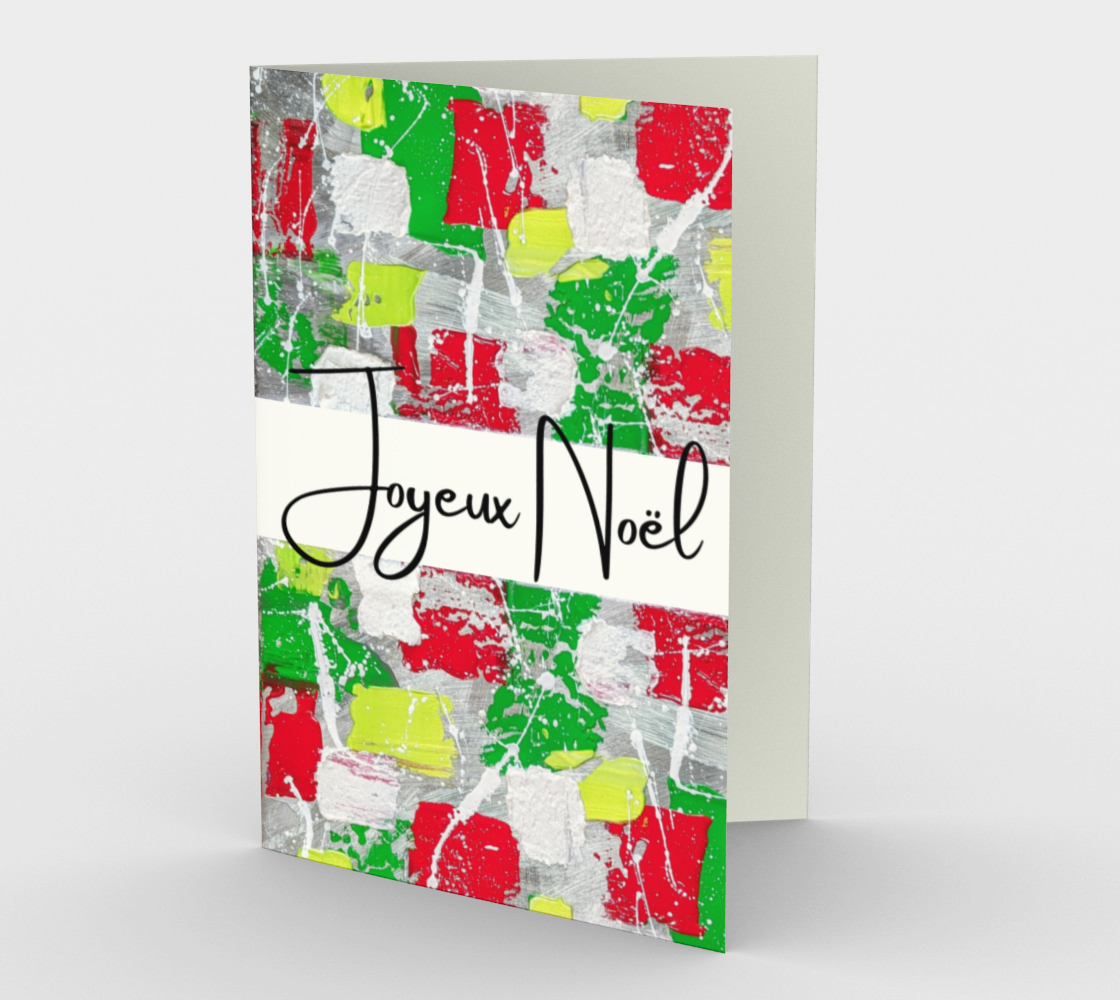 Carte de souhait ''Noël'' (pqt de 3)