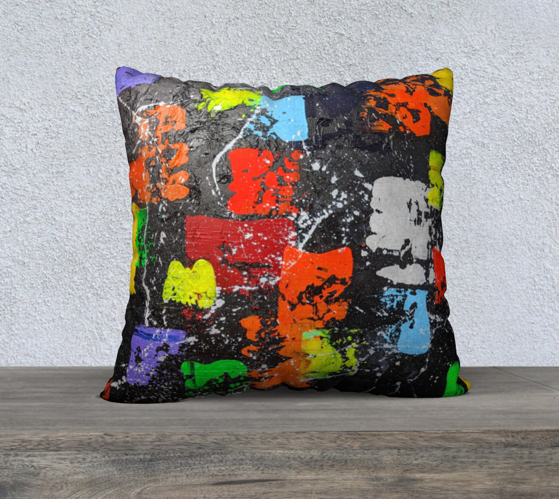 Housse coussin 22X22 Satisfaction