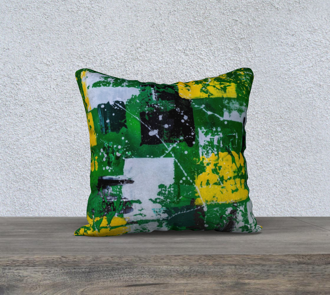Housse de coussin 18X18 ''Réapparition''