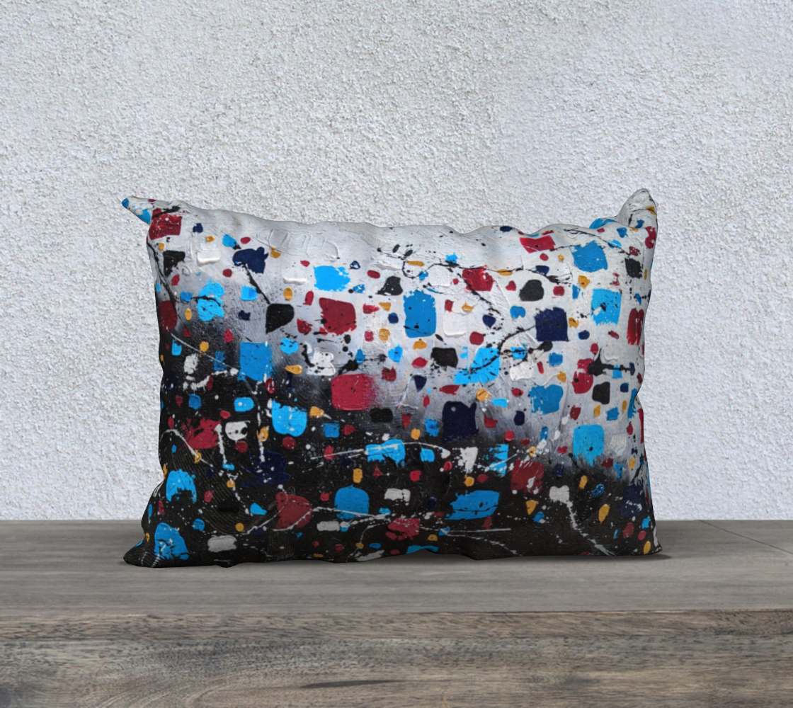Housse de coussin 20X14 ''Confettis Stellaires''