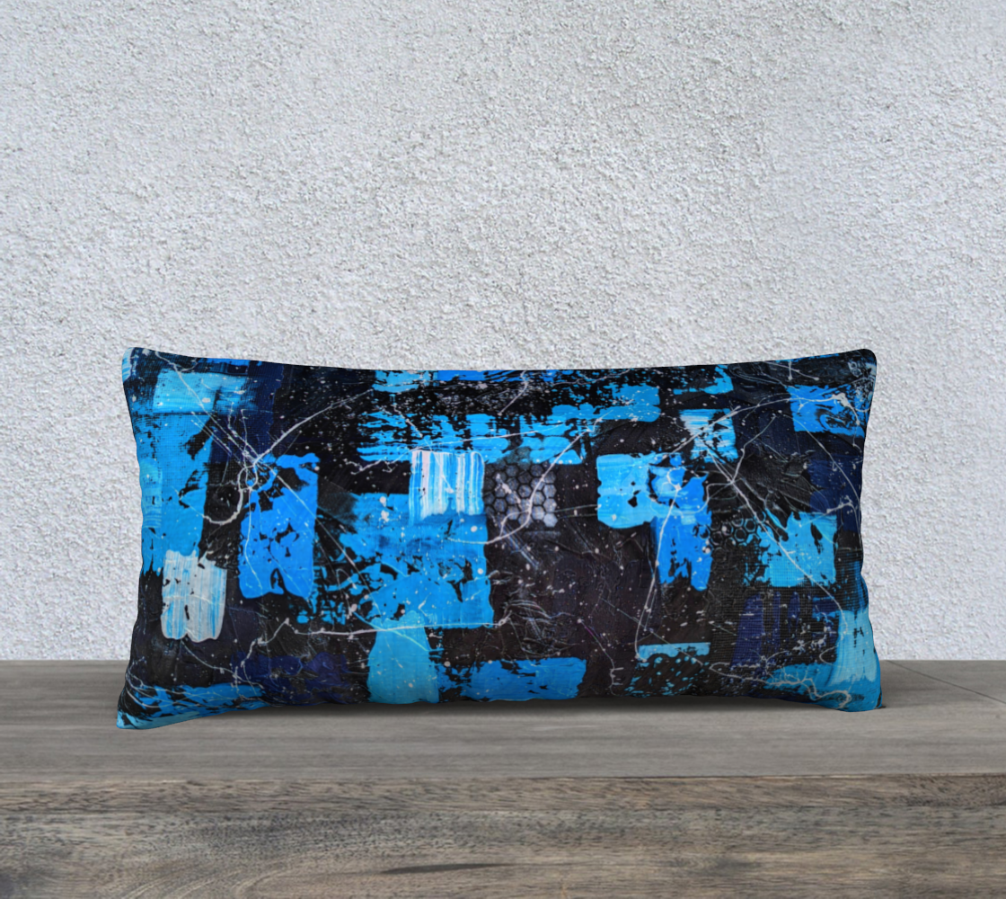 Housse de coussin 24X12 ''Océanique''