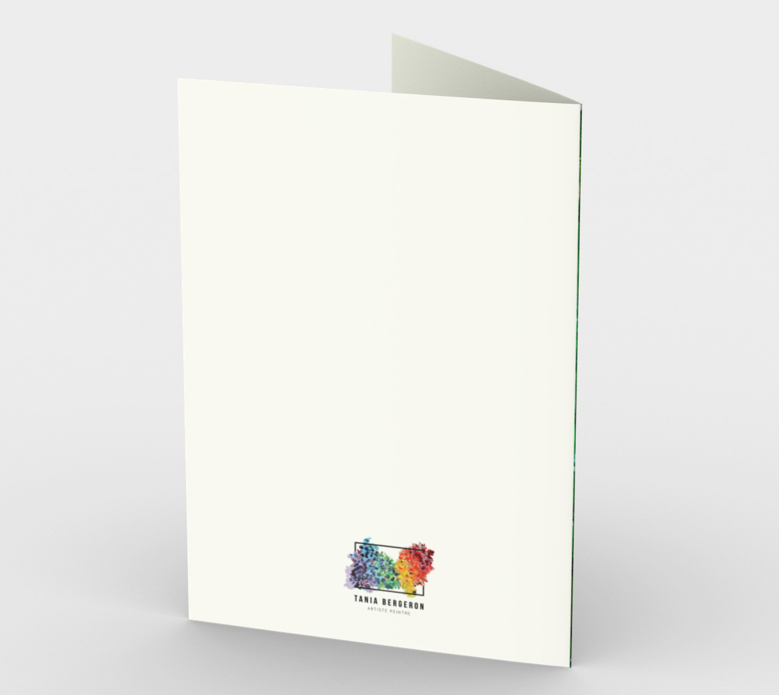 Carte de souhait ''Réapparition'' (pqt de 3)