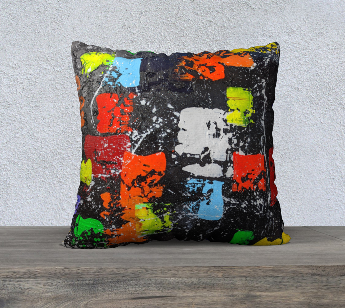 Housse coussin 22X22 Satisfaction
