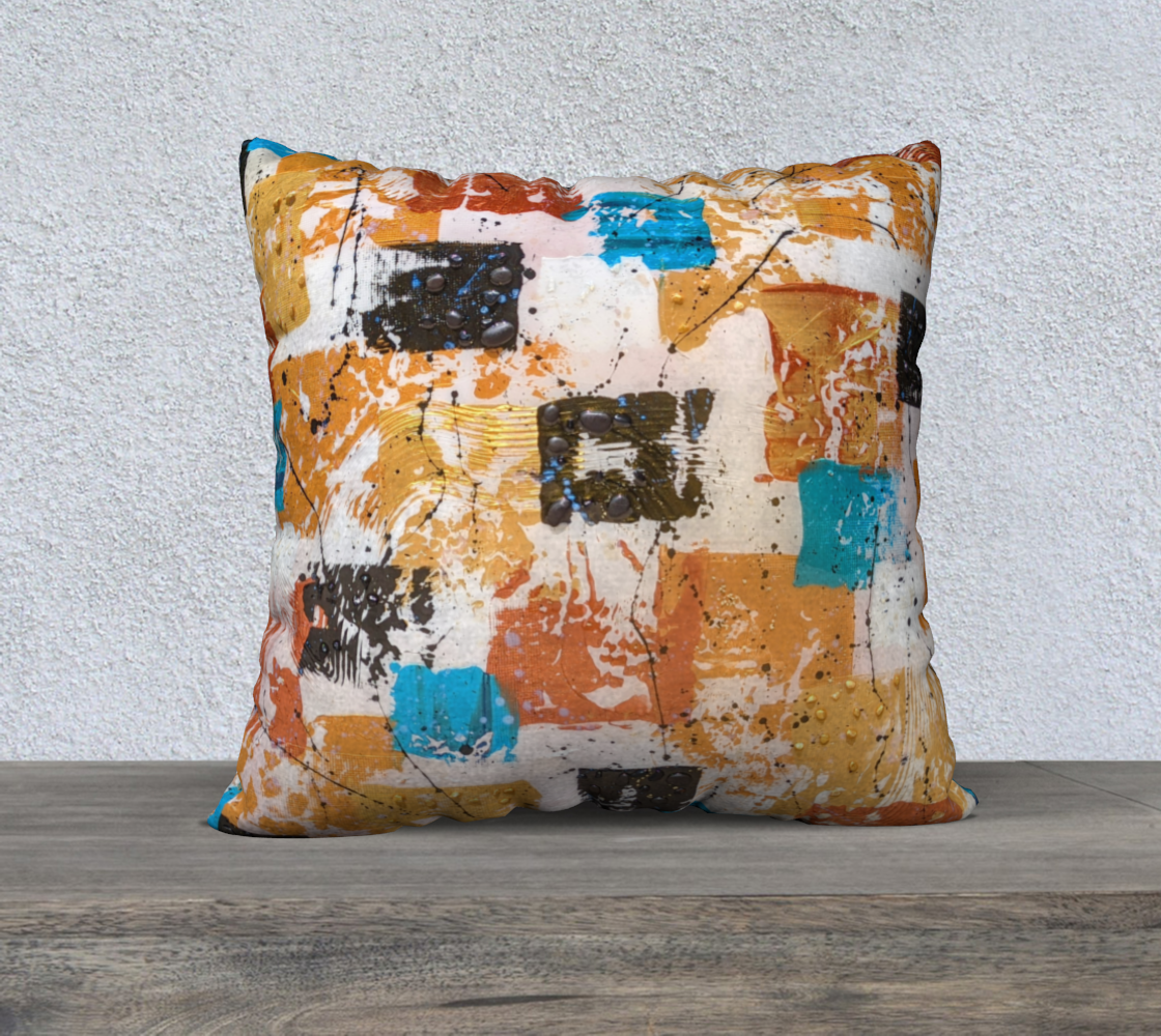 Housse de coussin 22X22 ''Entre ciel et terre''