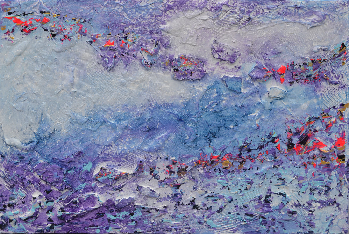 Toile abstraite ''Où te caches-tu petit koala?''