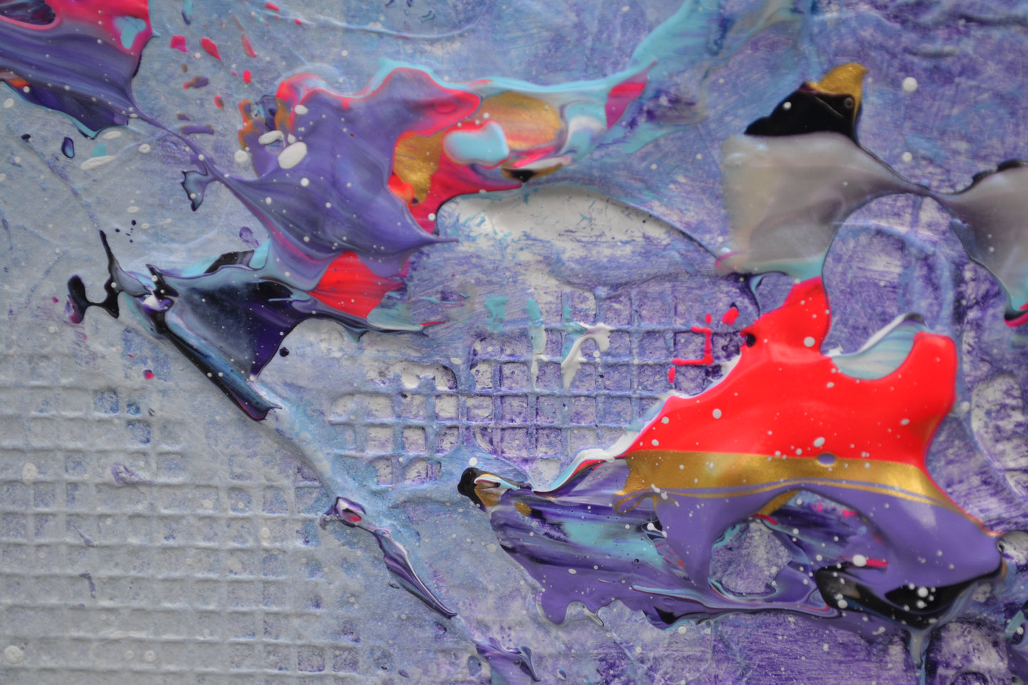 Toile abstraite ''Où te caches-tu petit koala?''