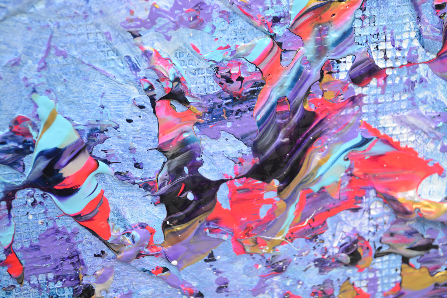 Toile abstraite ''Où te caches-tu petit koala?''