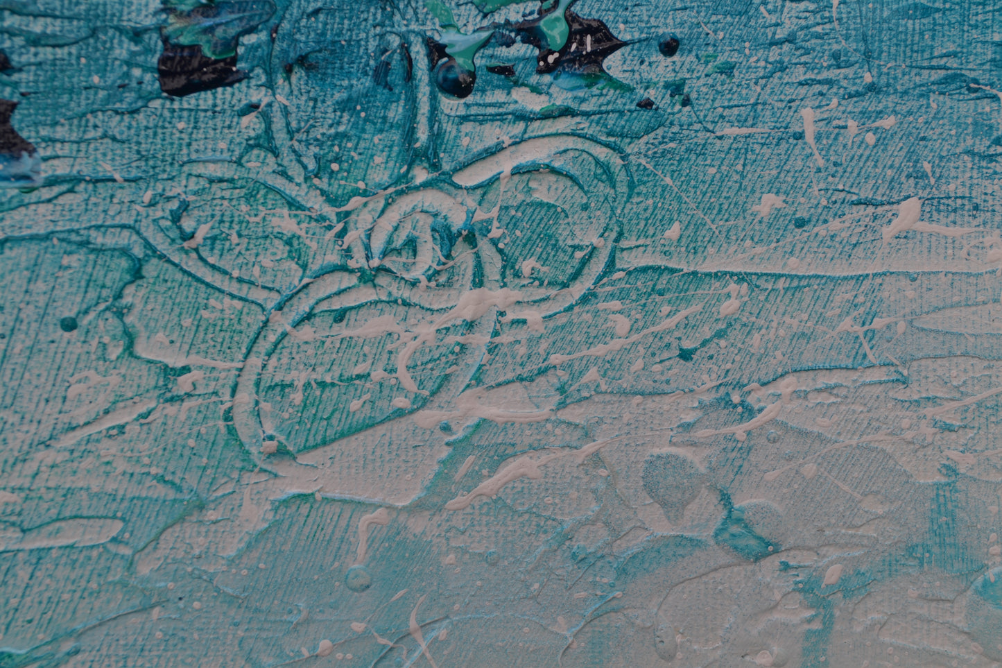 Toile abstraite ''L'océan des rêves''