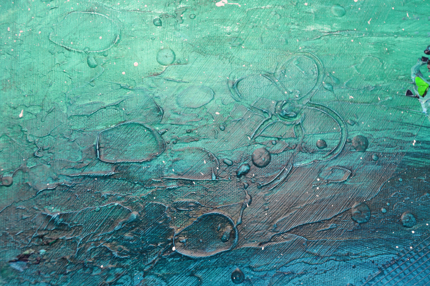 Toile abstraite ''L'océan des rêves''