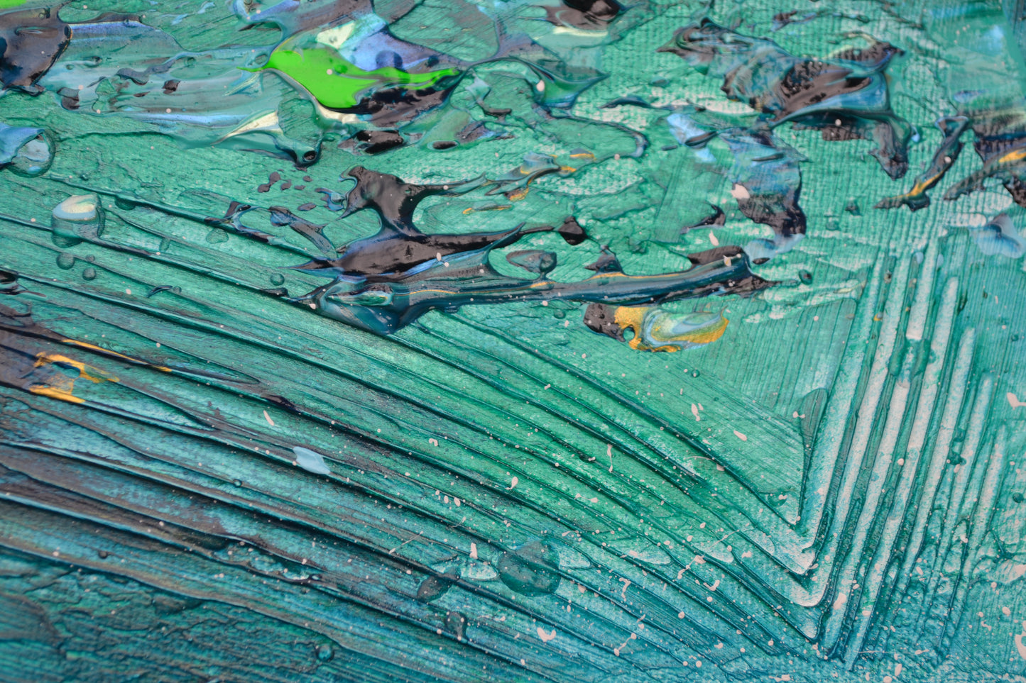 Toile abstraite ''L'océan des rêves''