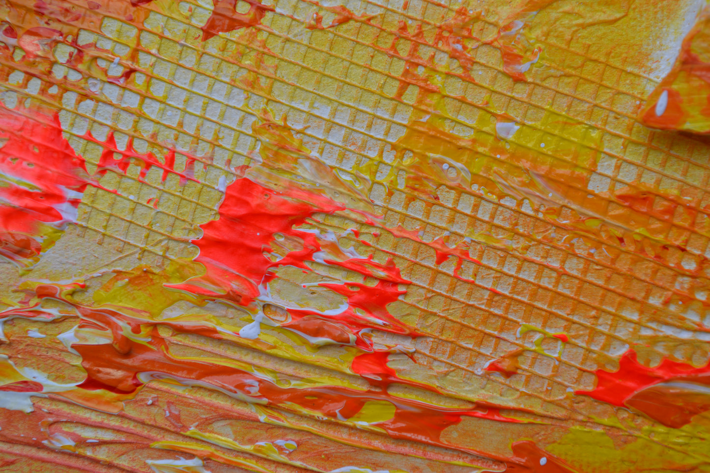 Toile abstraite ''Les beautés du soleil''