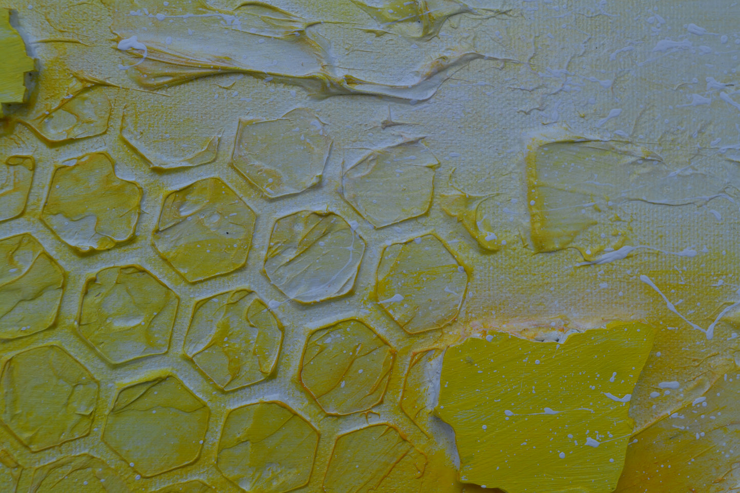 Toile abstraite ''Les beautés du soleil''