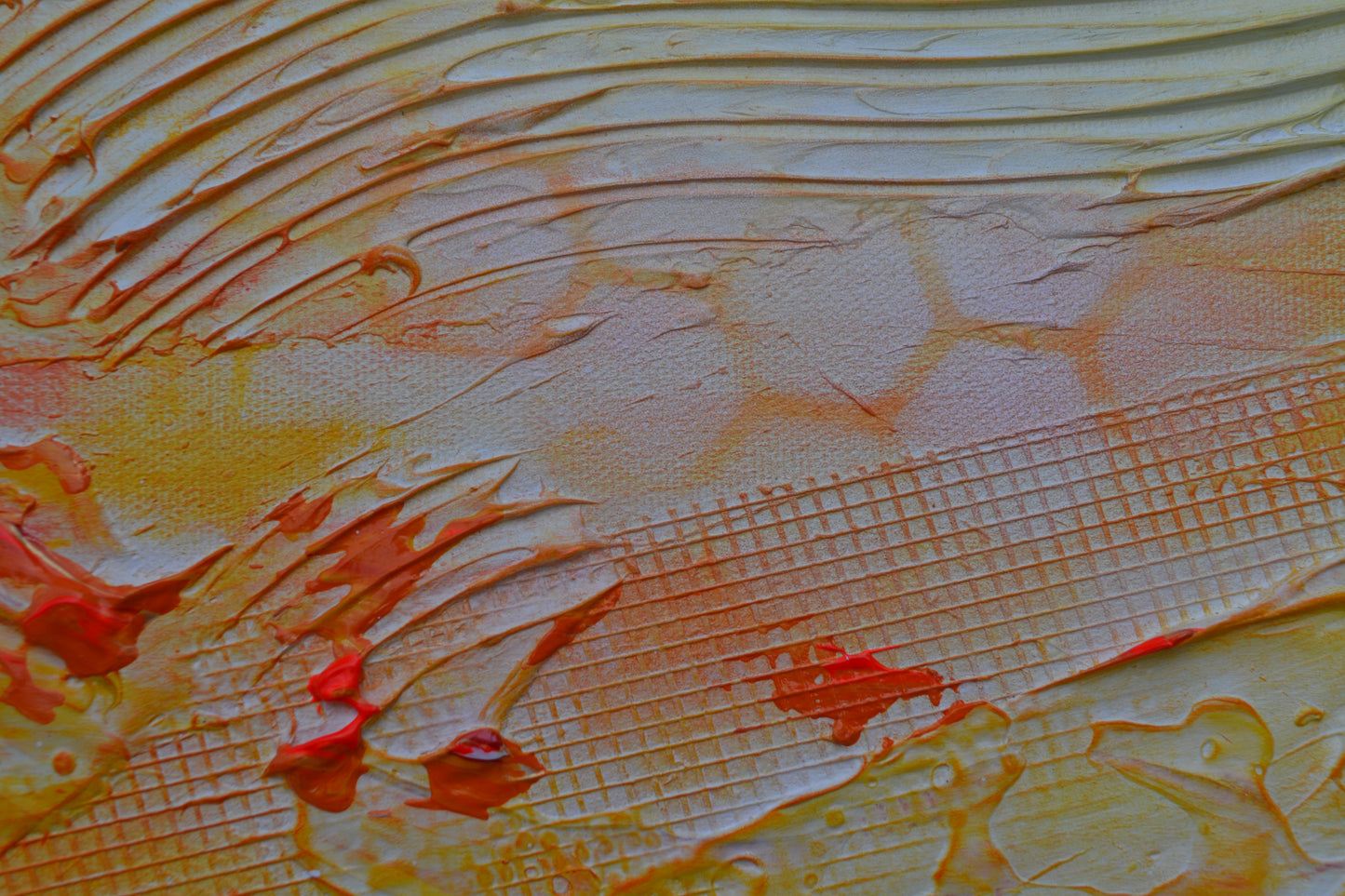 Toile abstraite ''Les beautés du soleil''