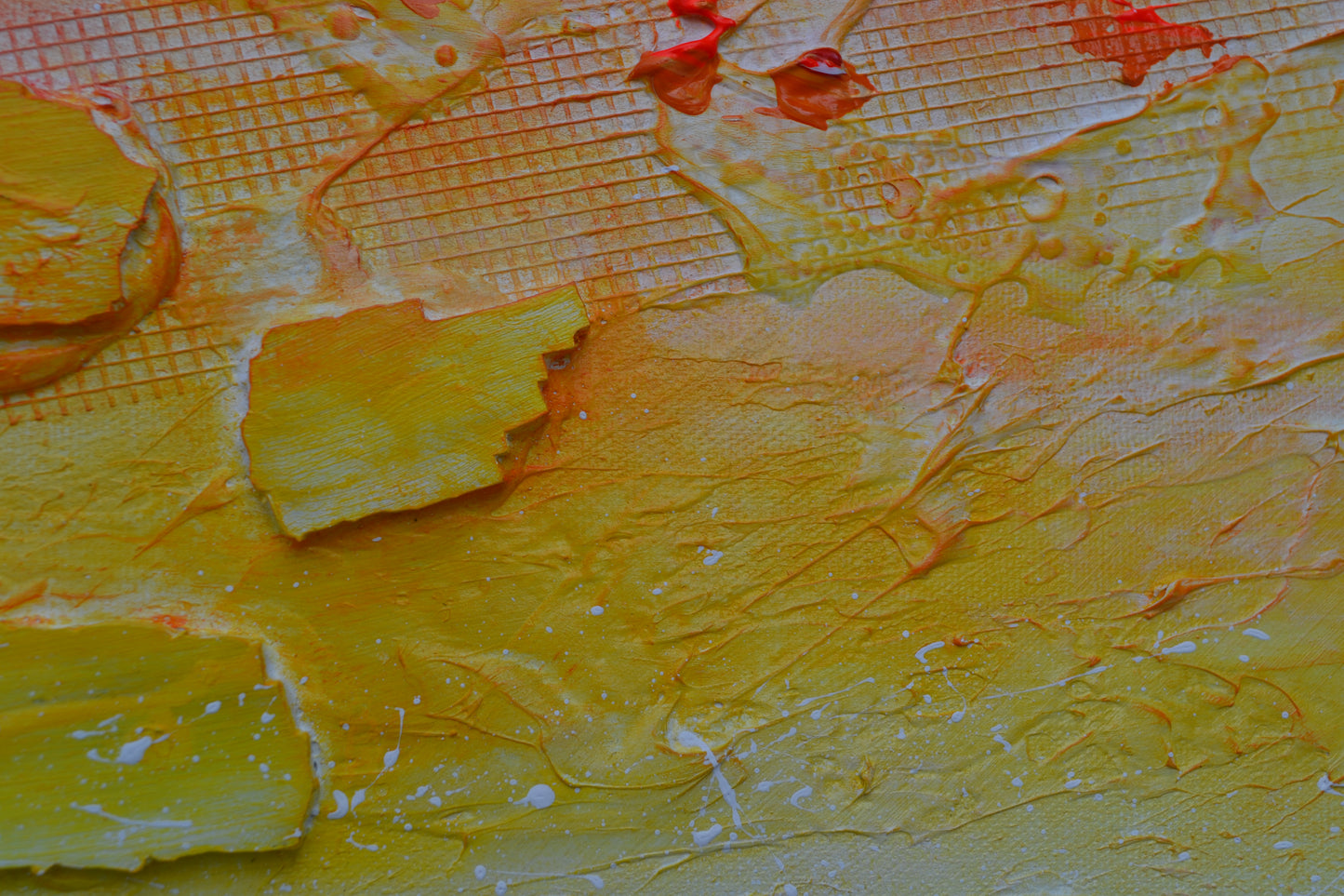 Toile abstraite ''Les beautés du soleil''