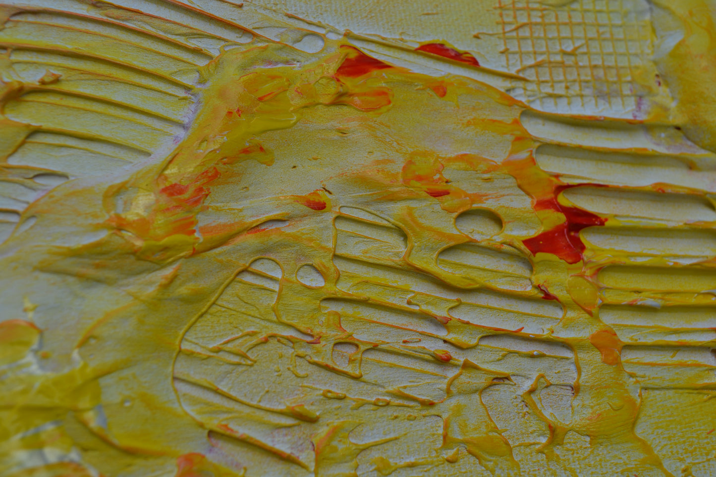 Toile abstraite ''Les beautés du soleil''