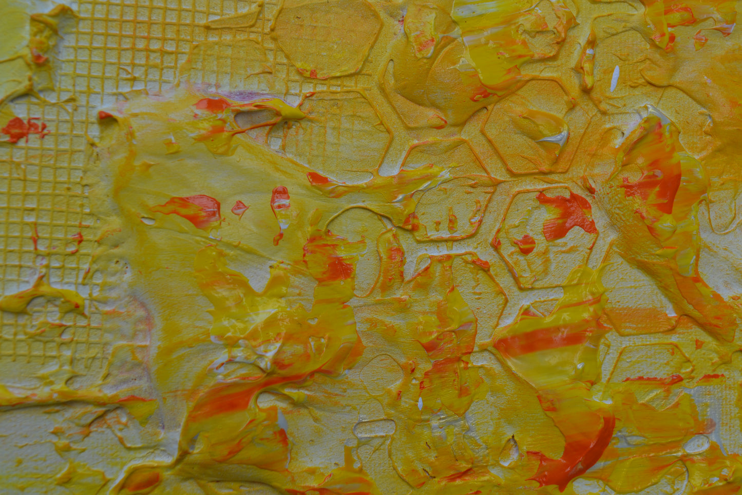 Toile abstraite ''Les beautés du soleil''