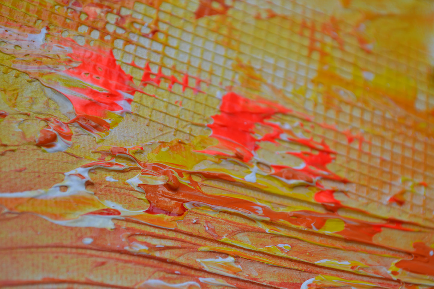 Toile abstraite ''Les beautés du soleil''