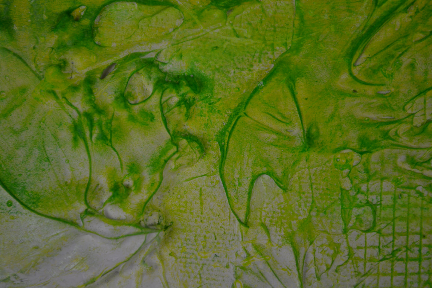 Toile abstraite ''Lève la tête et regarde à travers les feuilles''