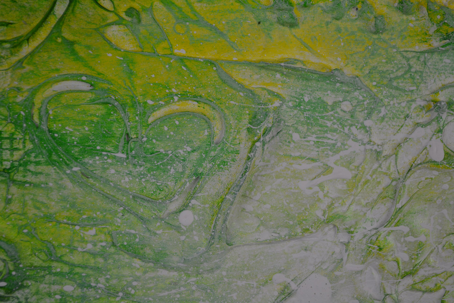 Toile abstraite ''Lève la tête et regarde à travers les feuilles''