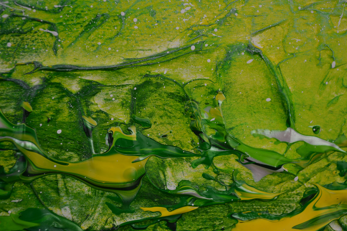 Toile abstraite ''Lève la tête et regarde à travers les feuilles''