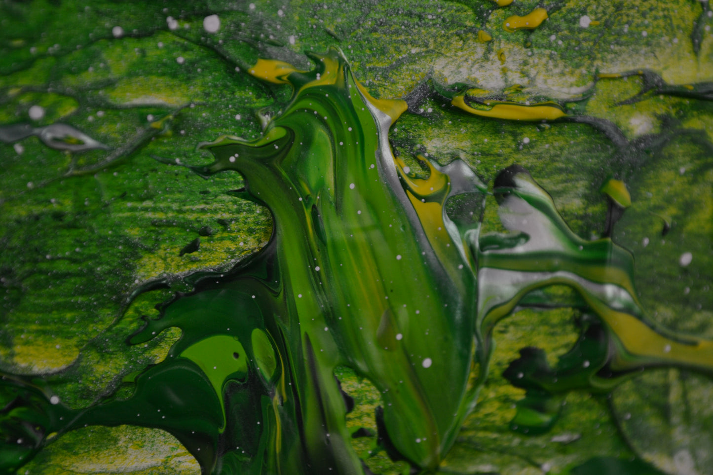 Toile abstraite ''Lève la tête et regarde à travers les feuilles''