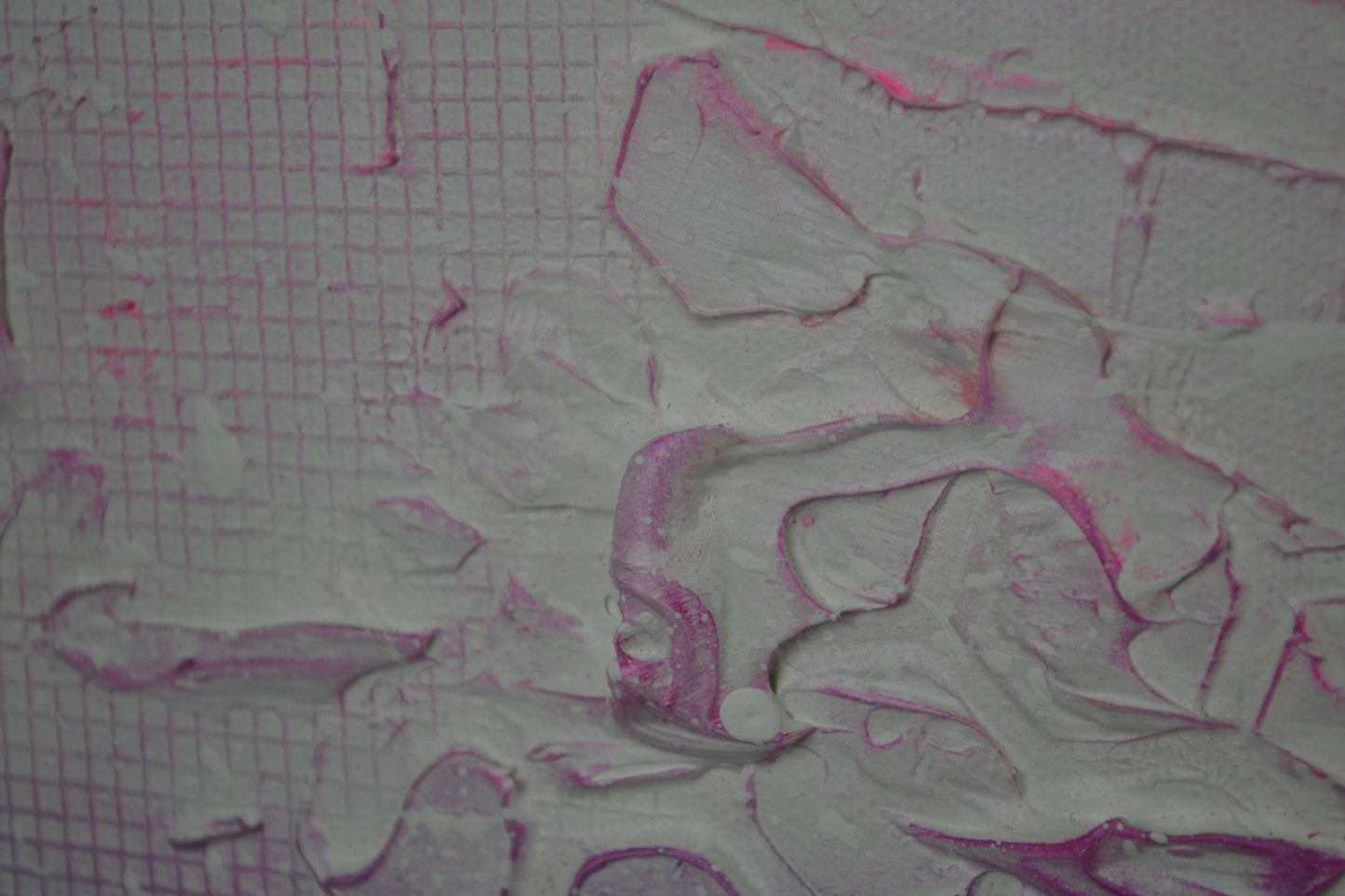 Toile abstraite ''Fais un voeux''