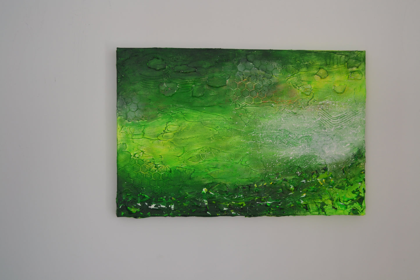 Toile abstraite ''Se ressourcer en nature''