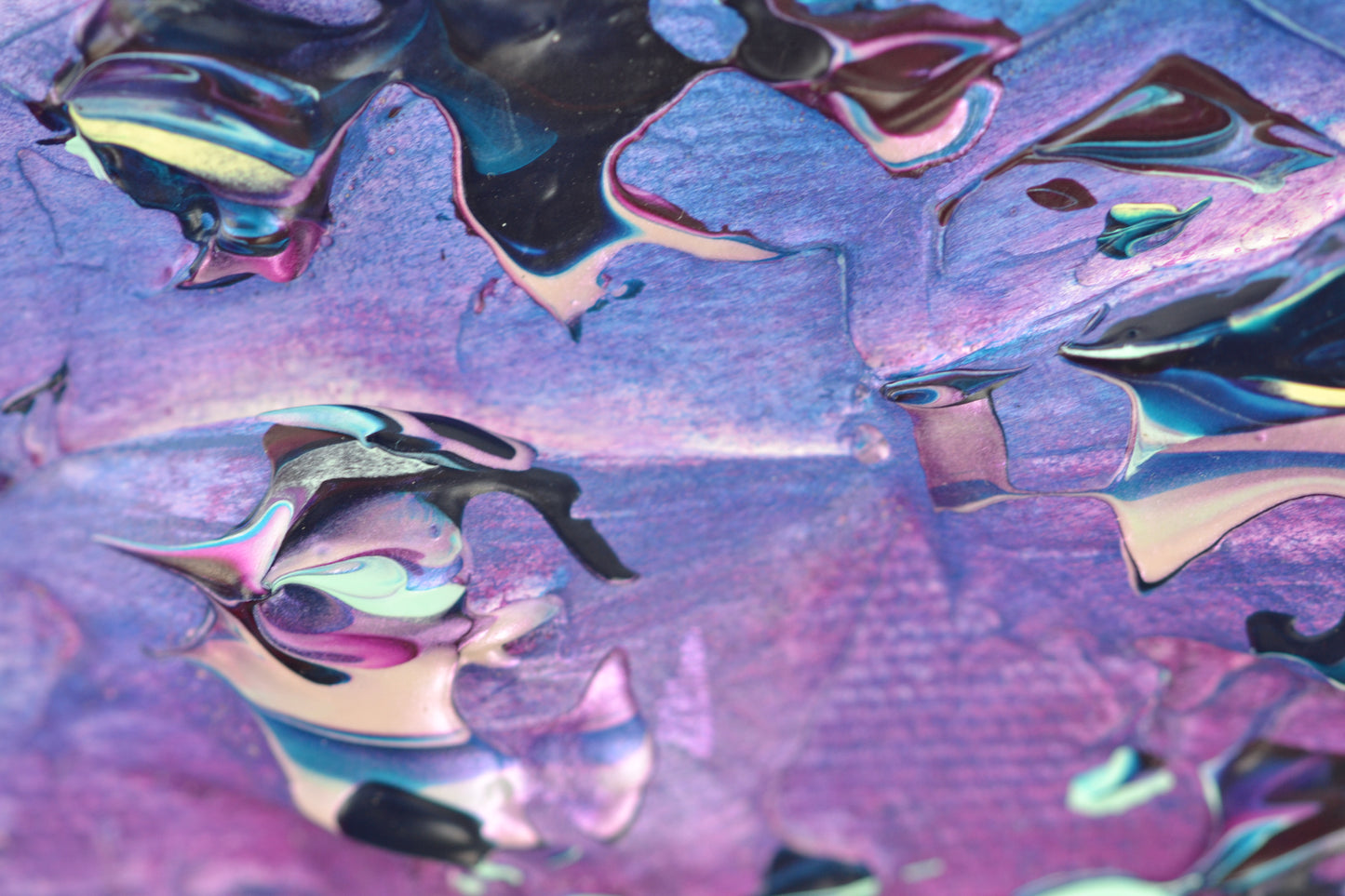 Toile abstraite ''Moment parfait''