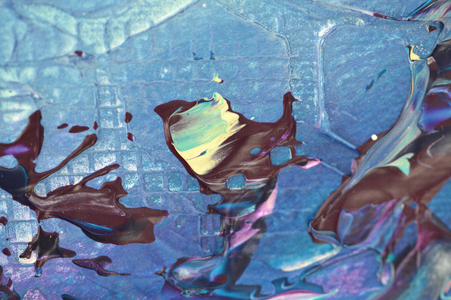 Toile abstraite ''Moment parfait''