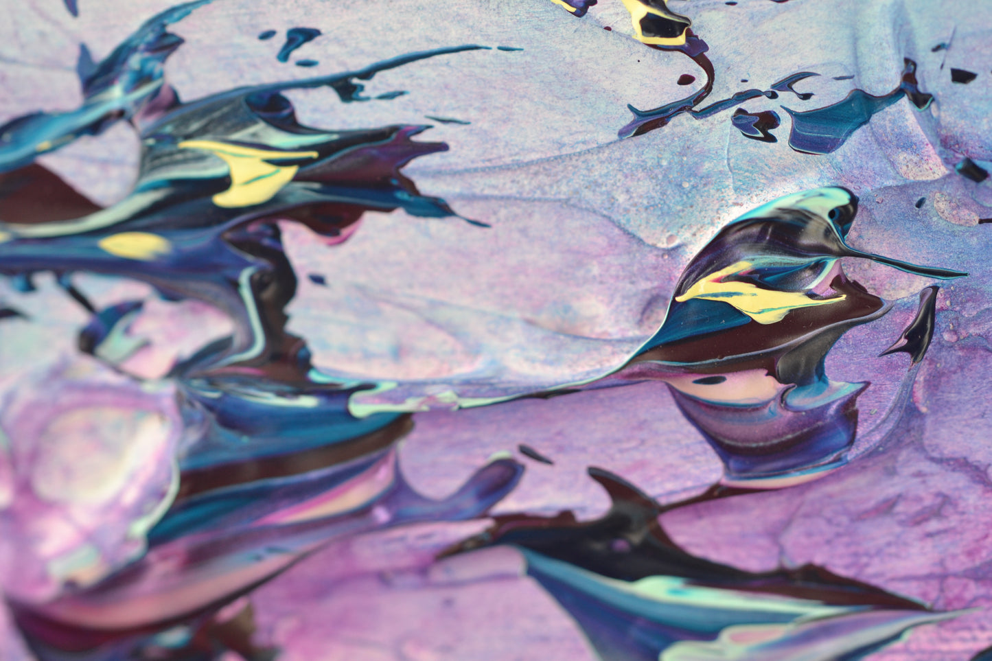 Toile abstraite ''Moment parfait''