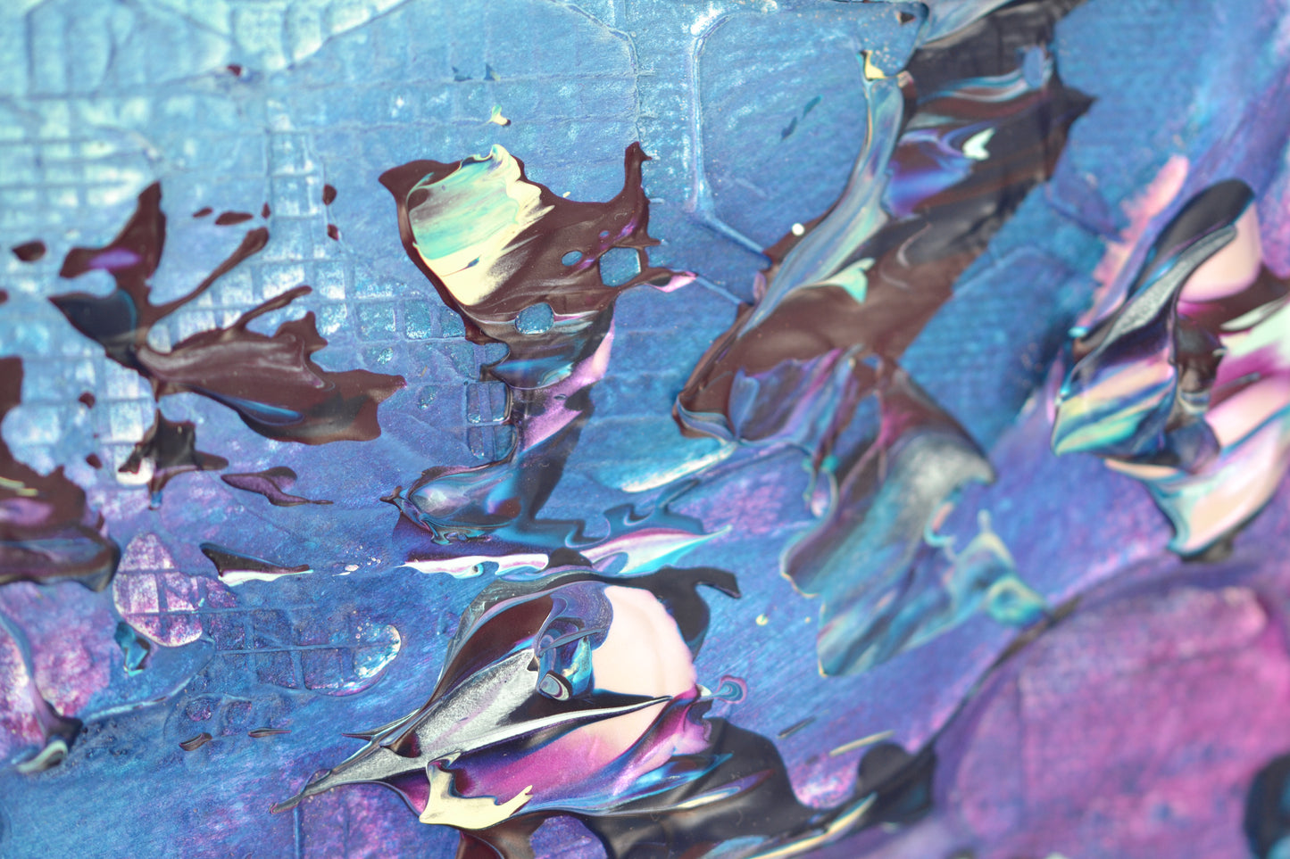 Toile abstraite ''Moment parfait''