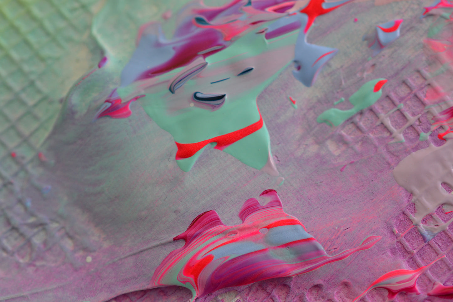 Toile abstraite ''Tout simplement la joie''