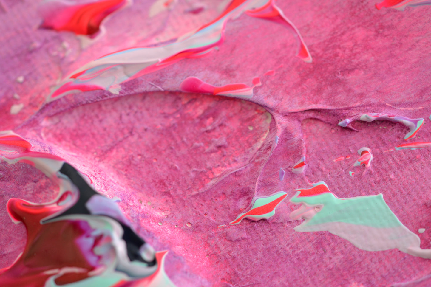 Toile abstraite ''Tout simplement la joie''