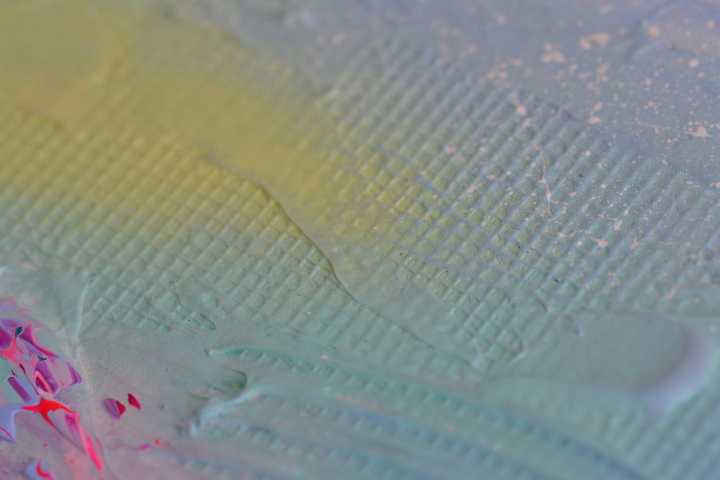 Toile abstraite ''Tout simplement la joie''