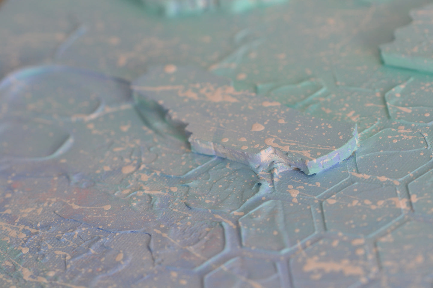 Toile abstraite ''Tout simplement la joie''