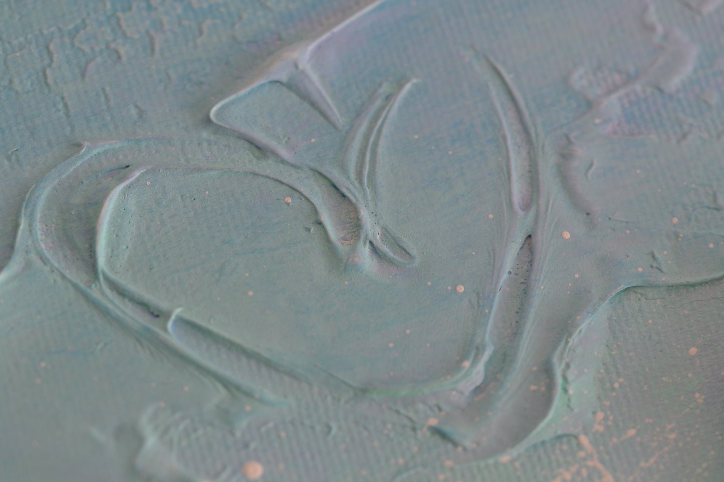 Toile abstraite ''Tout simplement la joie''