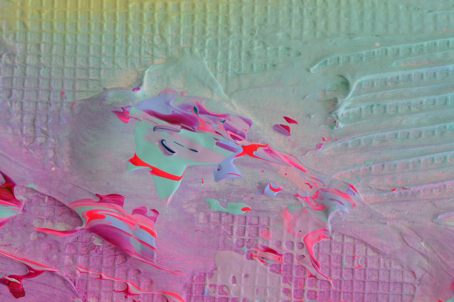 Toile abstraite ''Tout simplement la joie''