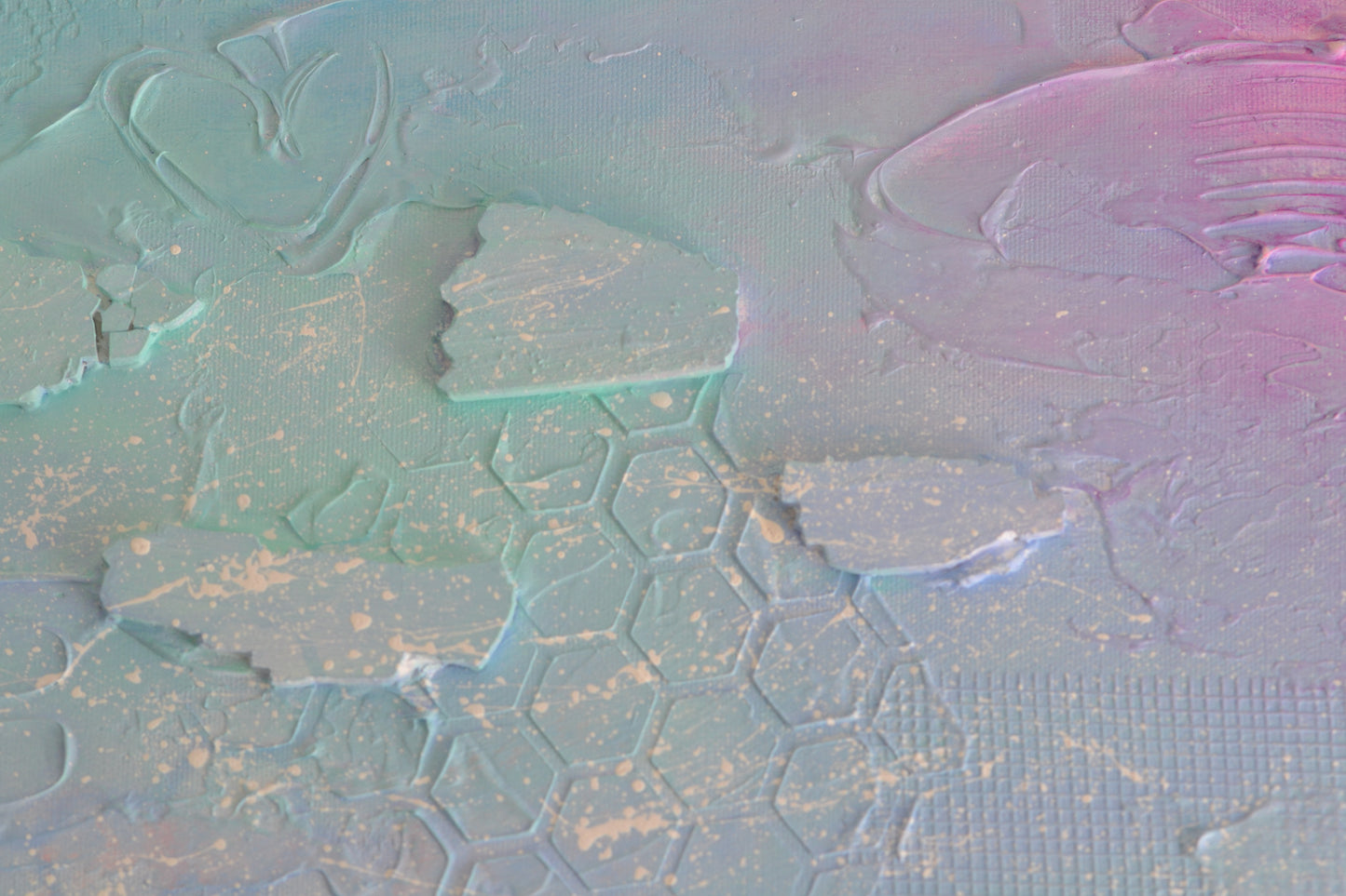 Toile abstraite ''Tout simplement la joie''