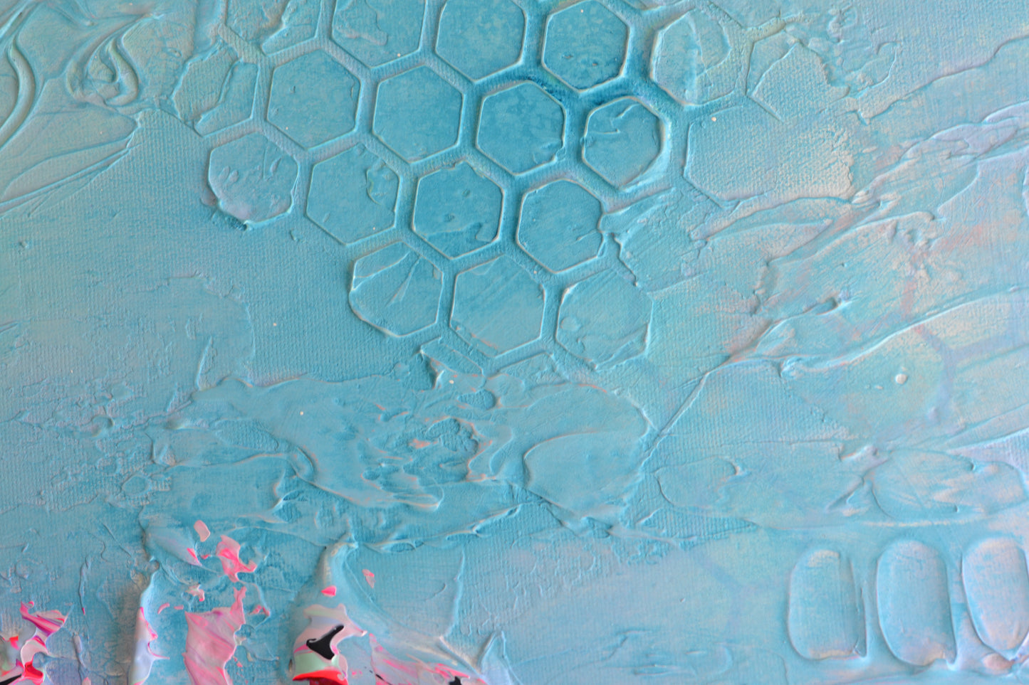 Toile abstraite ''Tout simplement la joie''