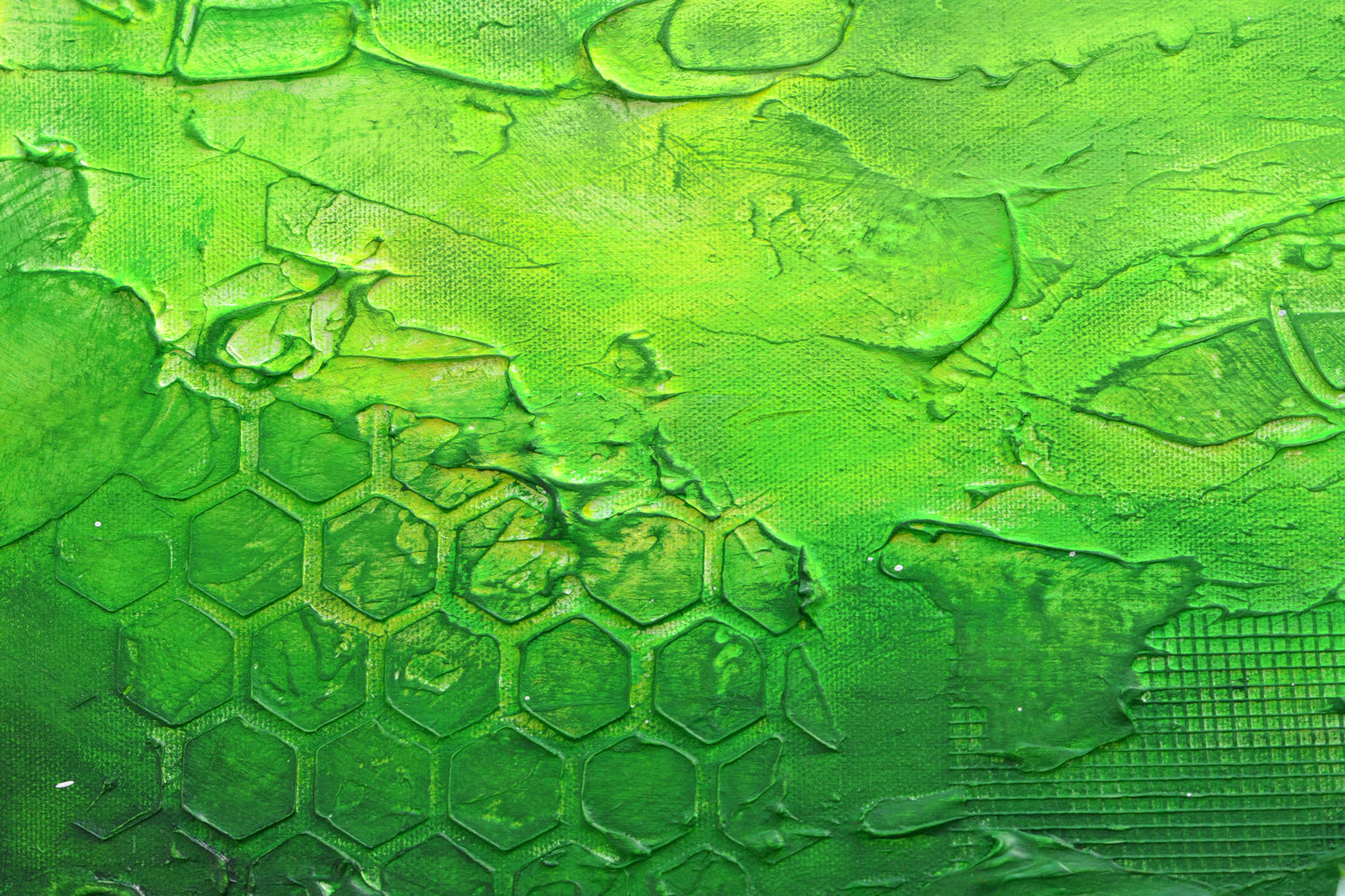 Toile abstraite ''Se ressourcer en nature''