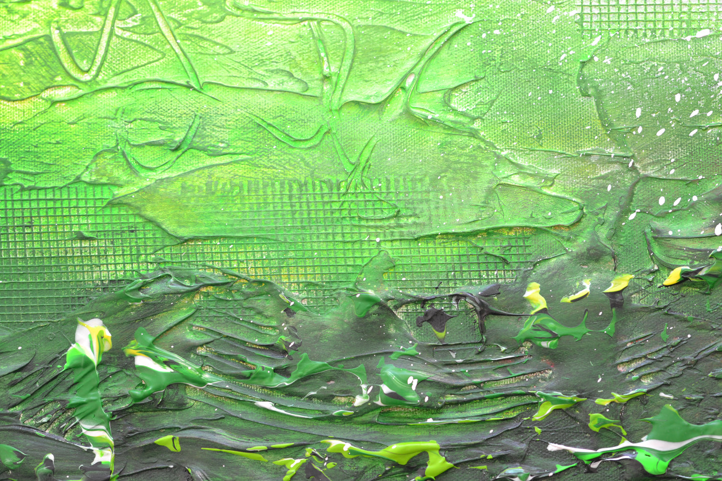 Toile abstraite ''Se ressourcer en nature''