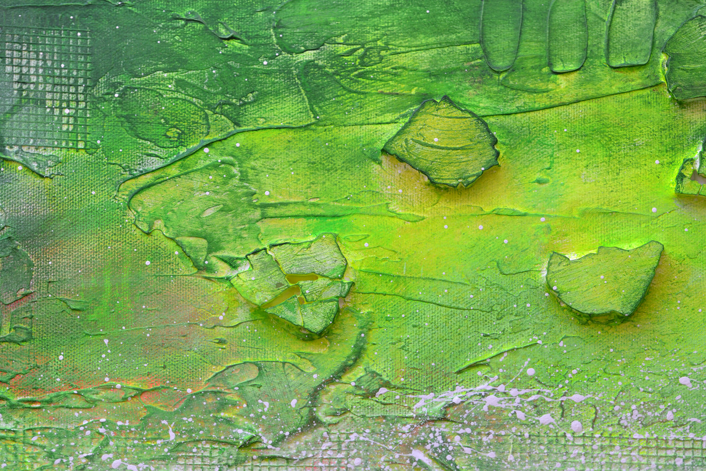 Toile abstraite ''Se ressourcer en nature''