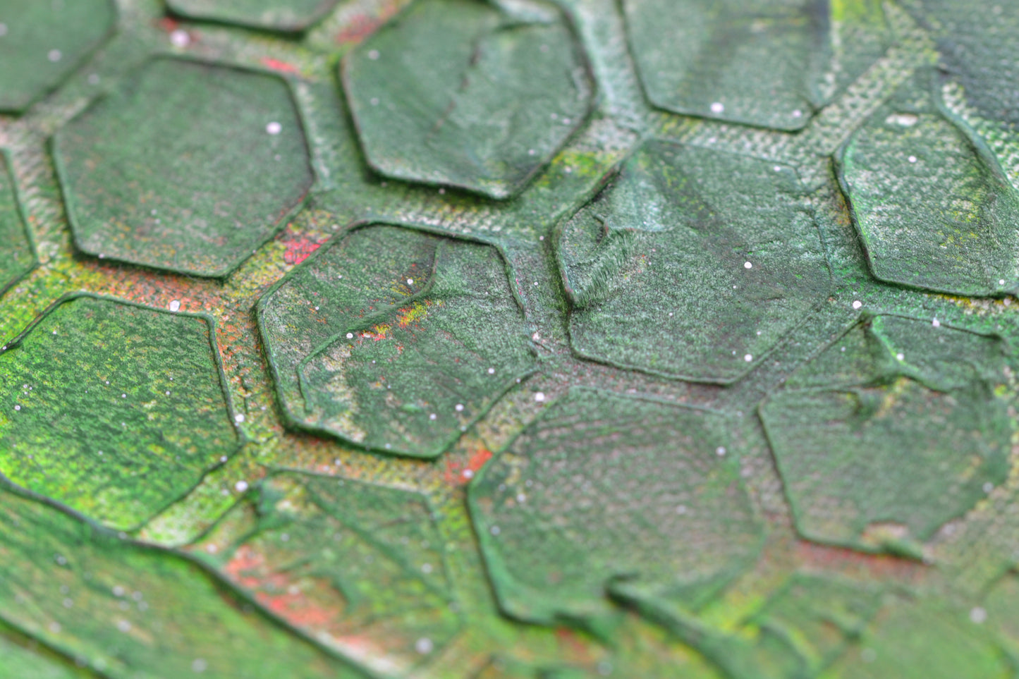 Toile abstraite ''Se ressourcer en nature''