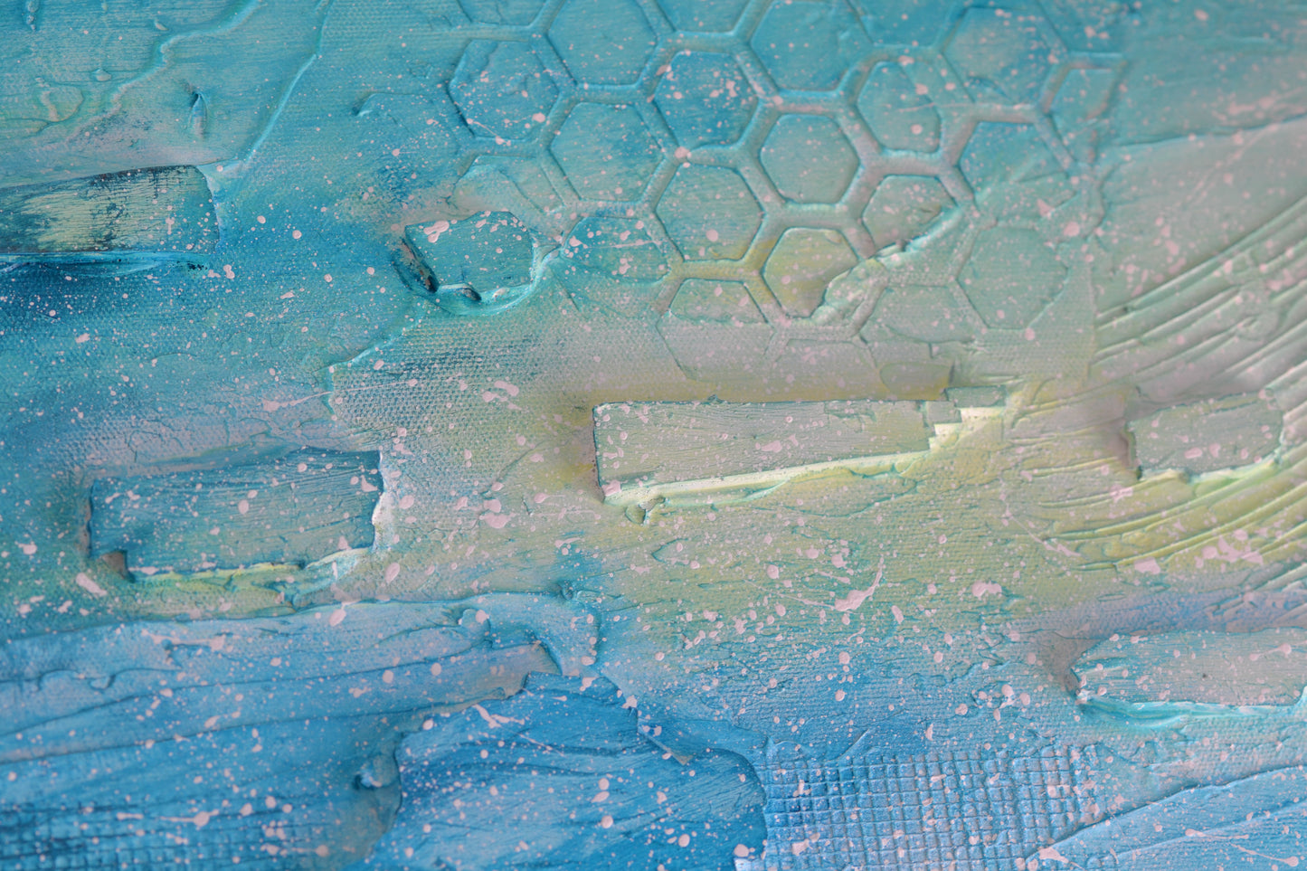 Toile abstraite ''Douceur réconfortante''