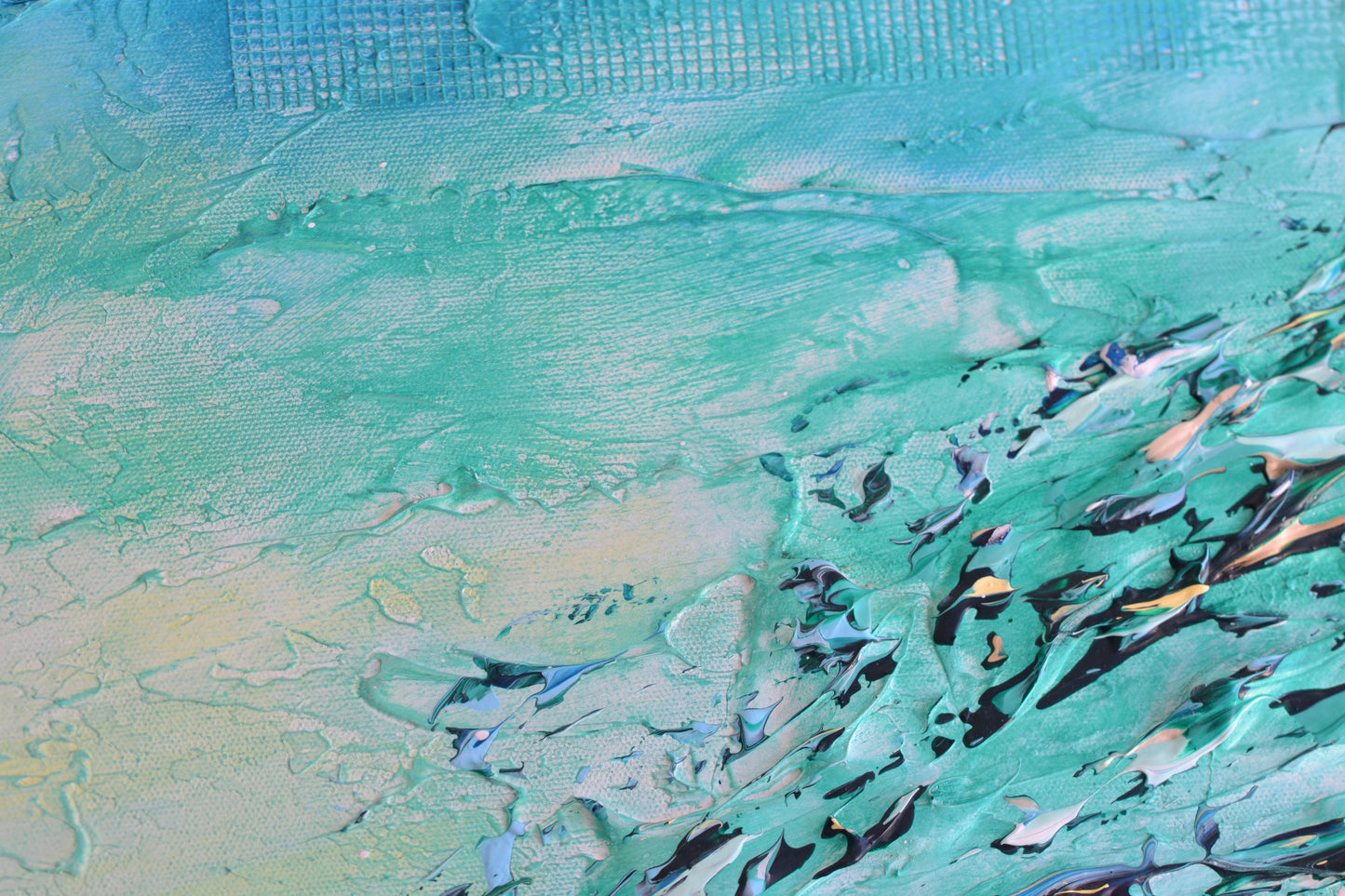 Toile abstraite ''Douceur réconfortante''