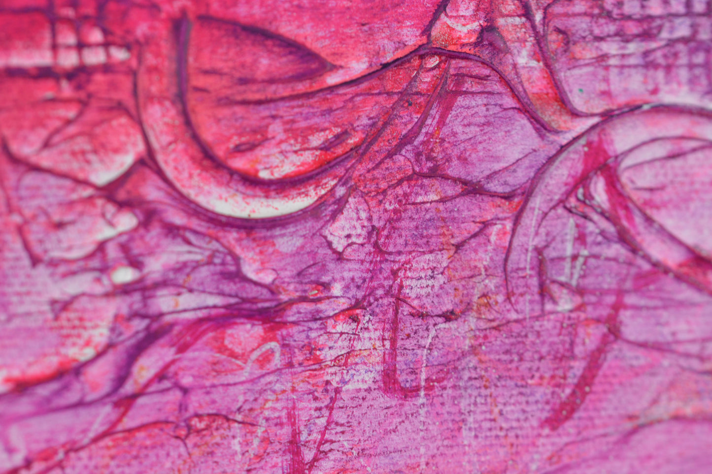 Toile abstraite ''La nébuleuse''