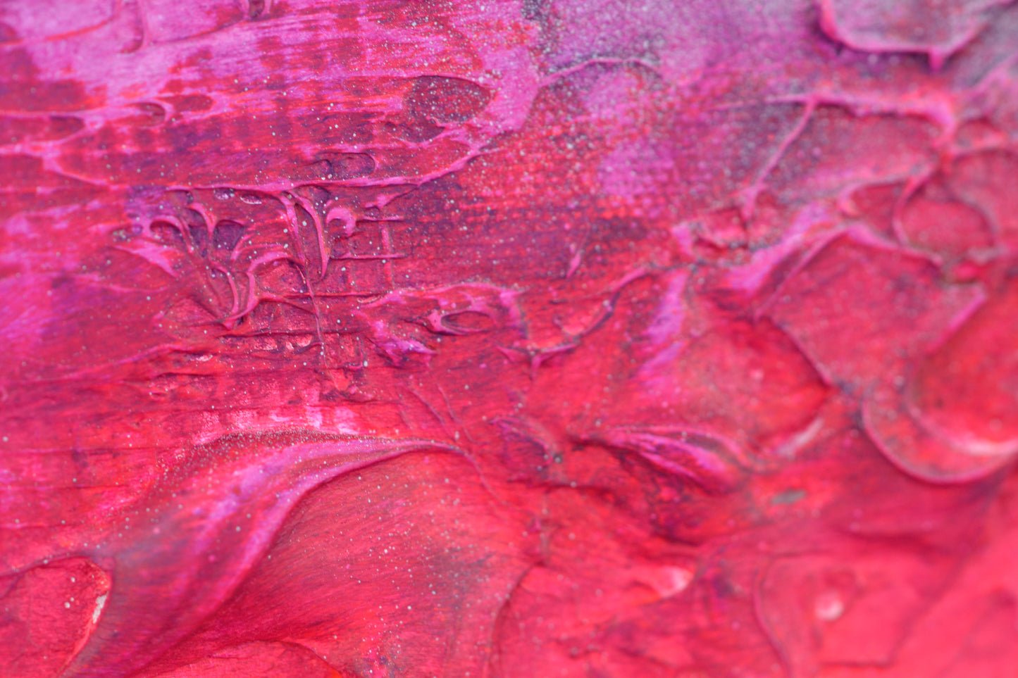 Toile abstraite ''La nébuleuse''