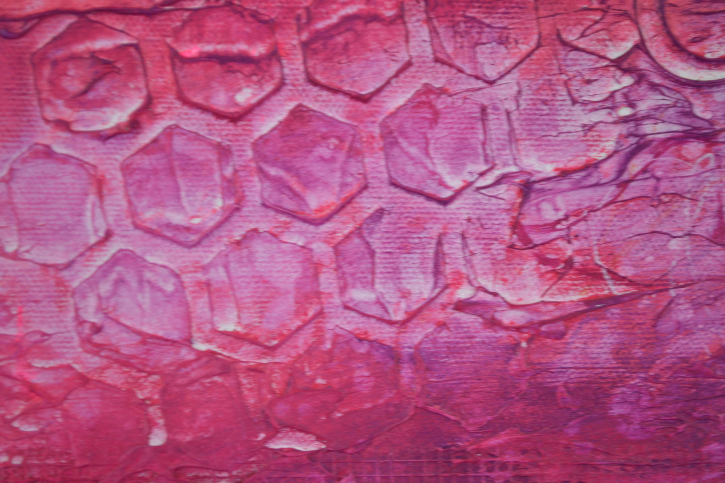 Toile abstraite ''La nébuleuse''
