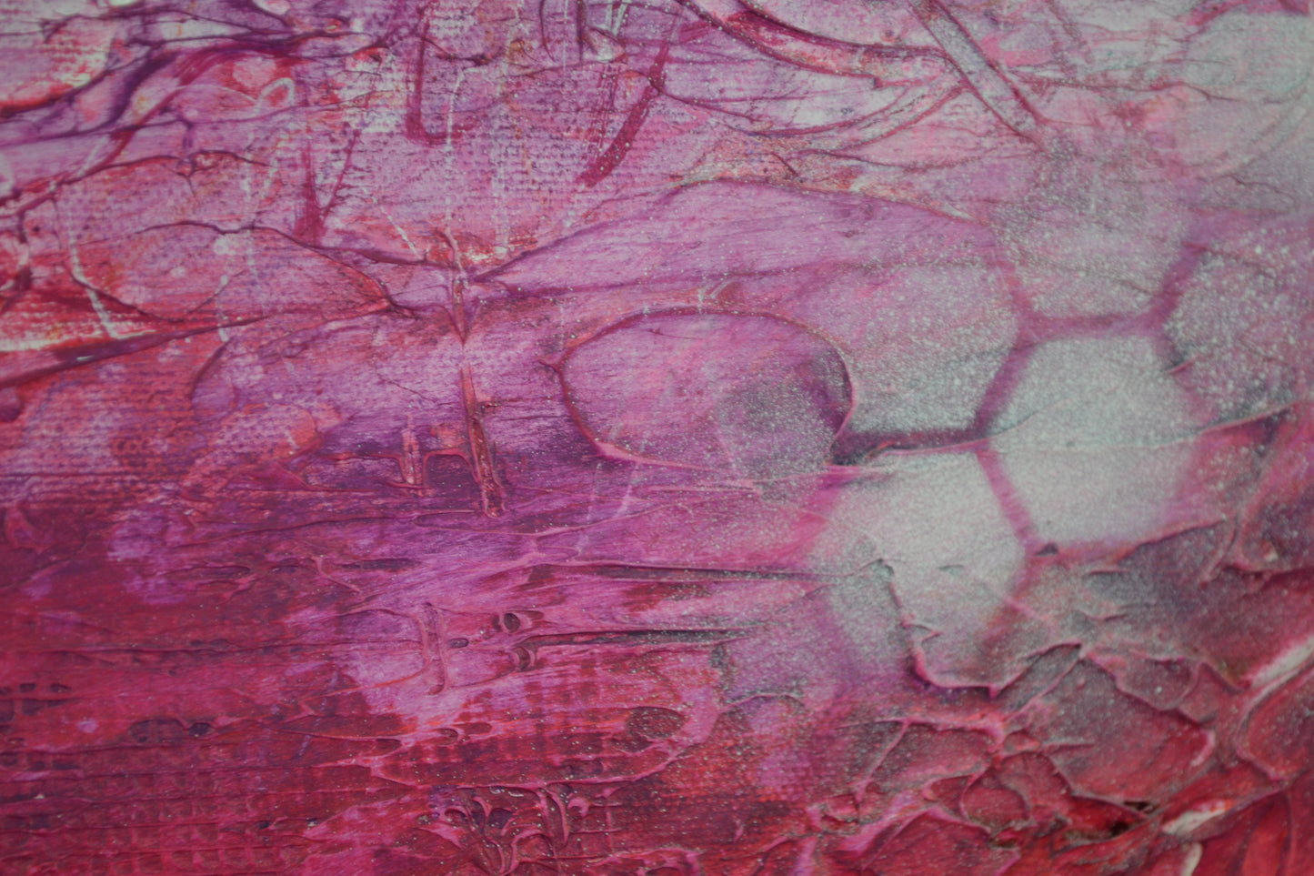 Toile abstraite ''La nébuleuse''