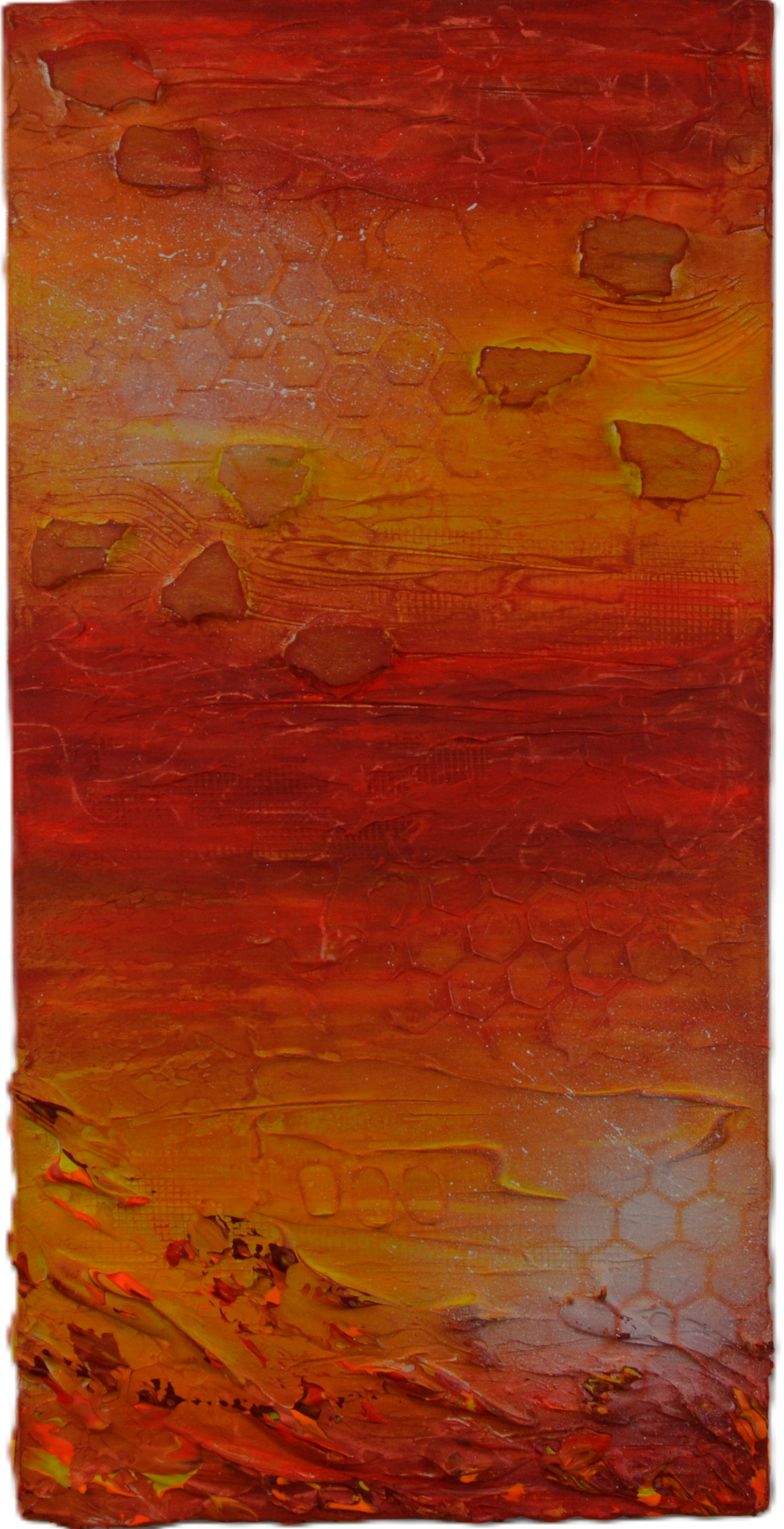 Toile abstraite ''Playa del Soleil''